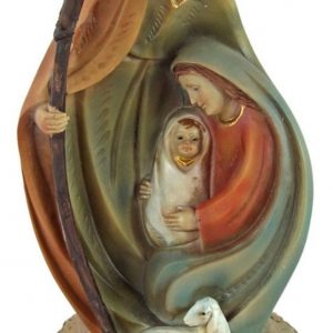 Krippenursel Krippenfigur »Krippenfigurenblock Heilige Familie, ca. 15 cm, K 055« (1 St., 1-tlg), handbemalte Krippenfiguren