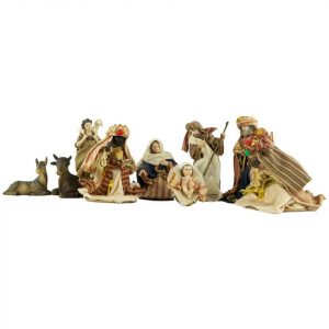 Krippenursel Krippenfigur »Orientalische Ankleidefiguren 9-tlg., ca. 12 cm, K 113« (9 St., 9-tlg), handbemalte Krippenfiguren