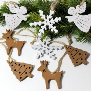 LB H&F Lilienburg Christbaumschmuck »8er SET Christbaumanhänger Christbaumschmuck Anhänger Christbaum Tannenbaum Weihnachtsbaum Deko…