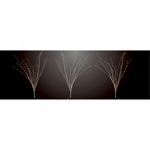 LED-Zweige warmweiß 90 cm 3er-Set
