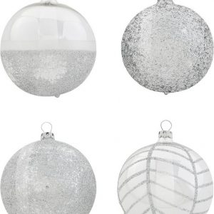 LeGer Home by Lena Gercke Weihnachtsbaumkugel »Tarja« (4 St), aus Glas, mundgeblasen und handdekoriert, Made in Germany