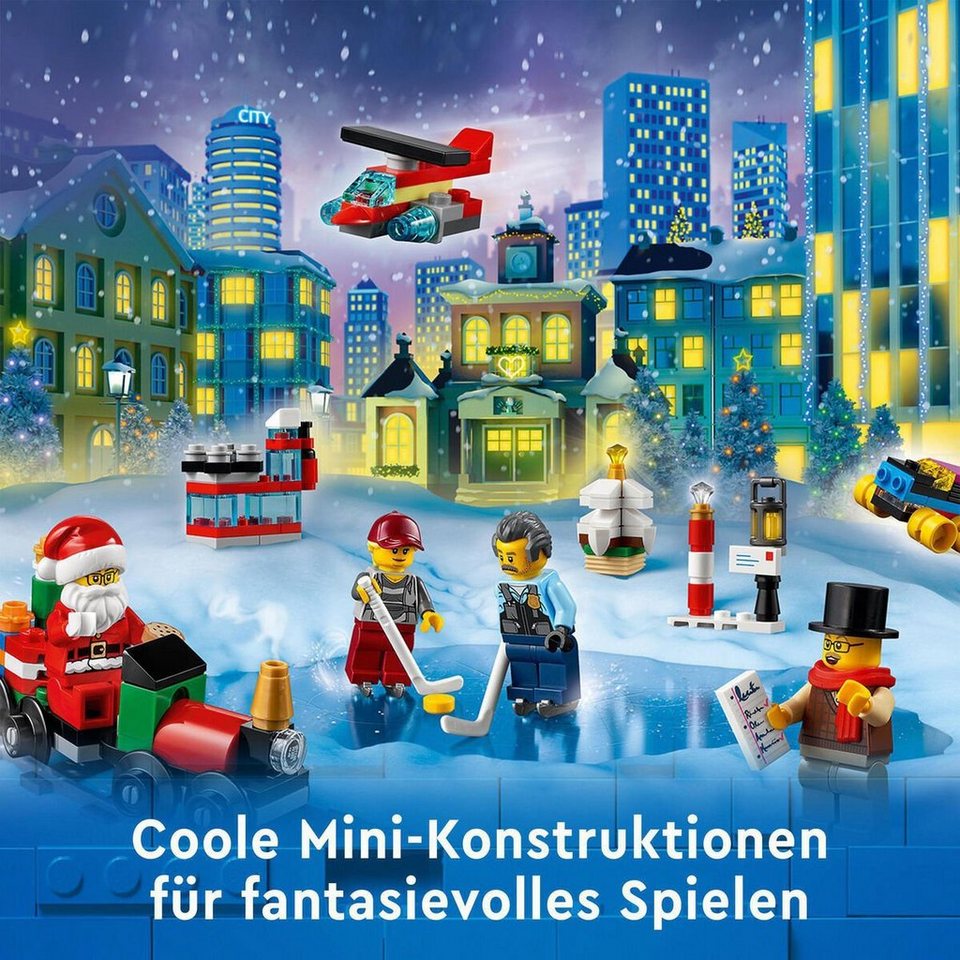 LEGO® Adventskalender »60303 City Adventskalender 2022 Advent Kalender