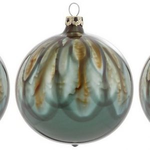 Leonique Weihnachtsbaumkugel »Essone« (3 St), aus Glas, mit Tropfeneffekt