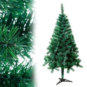 LZQ Künstlicher Weihnachtsbaum »Weihnachtsbaum Künstlich PVC Christbaum«, 1,2M Grün Christbaum mit Schnellaufbau Klappsystem