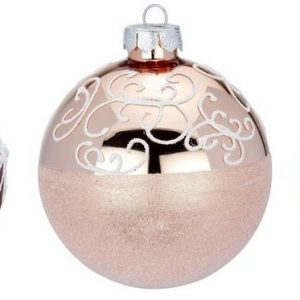 MAGIC by Inge Weihnachtsbaumkugel »Magic – Avenue of Romance« (6 St), mit Ranken und Blüten