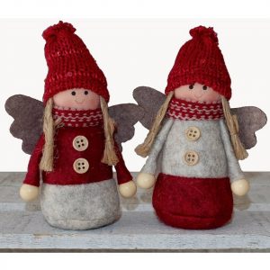 matches21 HOME & HOBBY Dekofigur »Engel Weihnachtsengel Dekofiguren Weihnachten 2er 13 cm« (2 St)