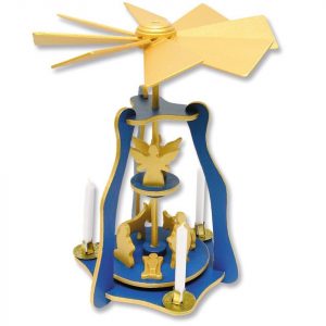 matches21 HOME & HOBBY Holzbaukasten »Weihnachtspyramide Kinder Holz Bausatz«