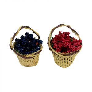 mitienda mit liebe gemacht Krippen-Zubehör »Krippenzubehör Korb mit Blumen 2er Set«