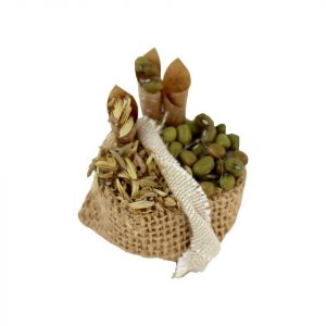 mitienda mit liebe gemacht Krippen-Zubehör »Krippenzubehör Sack mit grünen Oliven und Getreide«