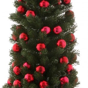 Myflair Möbel & Accessoires Künstlicher Weihnachtsbaum, im Topf, mit roten Kugeln