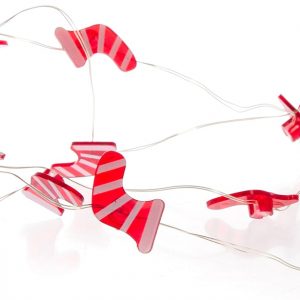 Myflair Möbel & Accessoires LED-Lichterkette, mit 20 LEDs, mit kleinen Weihnachtsstiefeln, Länge ca. 235 cm