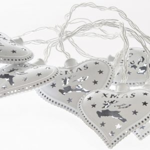 Myflair Möbel & Accessoires LED-Lichterkette, mit Herzen und Rentiermotiv, mit 10 LEDs, Länge ca. 180 cm