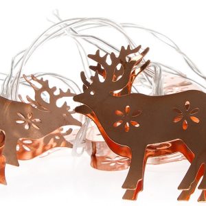 Myflair Möbel & Accessoires LED-Lichterkette, mit Rentieren, mit 10 LEDs, Länge ca. 150 cm