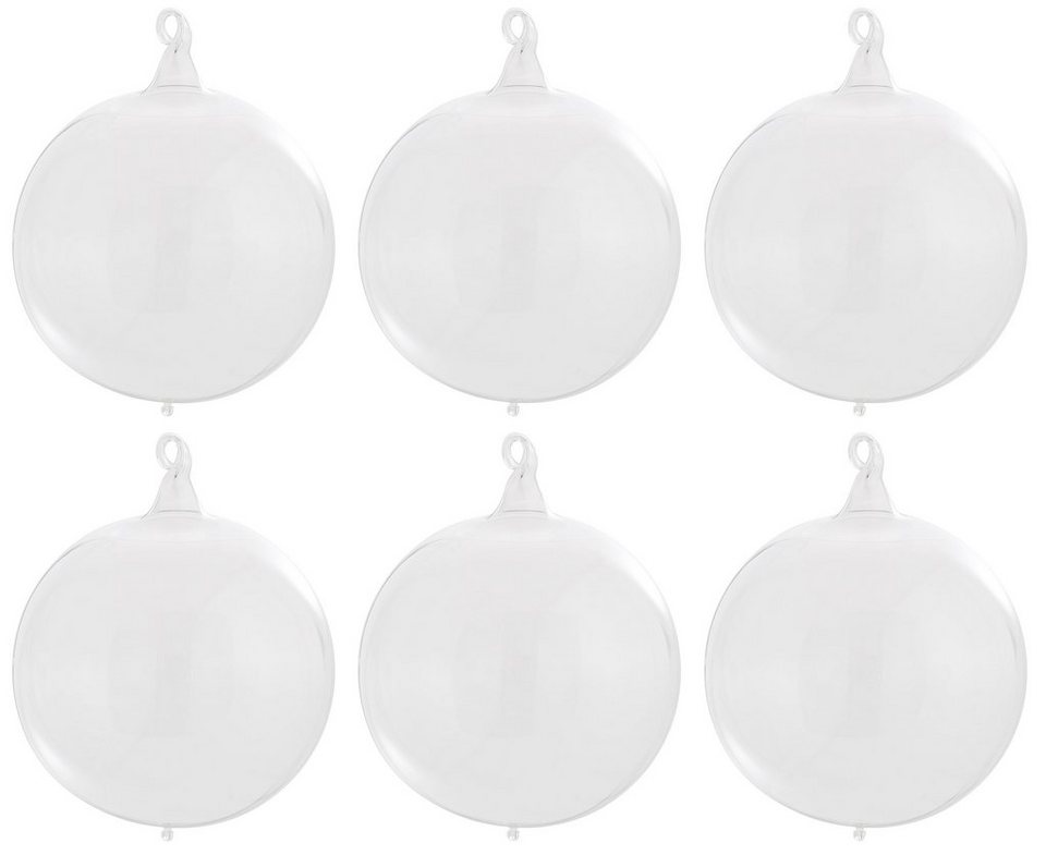 OTTO products Weihnachtsbaumkugel »Raffael« (6 St), aus Glas