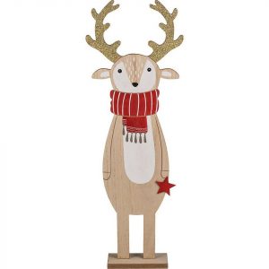 Out of the Blue Dekofigur »Holz-Dekofigur "Rentier", 61,5x14 cm«