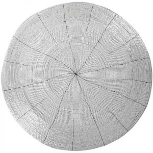 Platzset, »TS-10905«, Bestlivings, Glasperlen Tischset, abwischbar, Ø36cm aus 100% Glas, Tischdekoration, festlich, Platzset mit Perlen