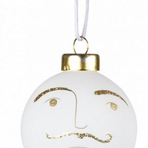 Räder Christbaumschmuck »Räder Living Kugelfreunde, Hartmut, klein, weiß«