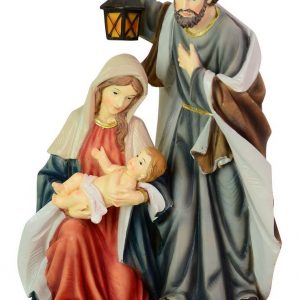 RIFFELMACHER & WEINBERGER Krippenfigur »Krippenblock Heilige Familie 78515, 17x24cm – Weihnachtsdekoration Krippenfiguren« (1 St), Handbemalt