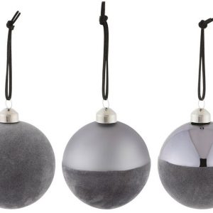 RIFFELMACHER & WEINBERGER Weihnachtsbaumkugel »Ø 8 cm« (6 St), mit Samtdekoration