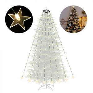 Salcar LED-Lichterkette »1,5m/2m Lichterkette Weihnachtsbaum mit Ring, Tannenbaum Christbaumbeleuchtung Weihnachten Deko, Lichterkette USB mit…