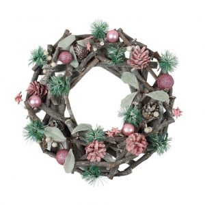 sesua Dekokranz »Dekokranz Winterkranz Weihnachtskranz Kranz 38cm«