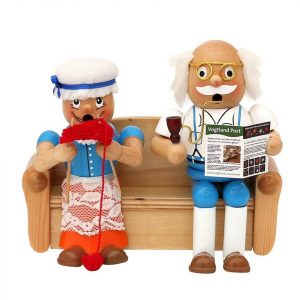 SIGRO Räuchermännchen »Holz Räucherfigur Oma Opa«