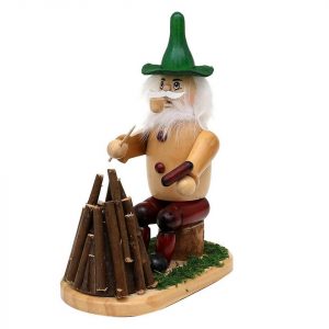 SIGRO Räuchermännchen »Holz Räuchermann Waldwichtel am Lagerfeuer«