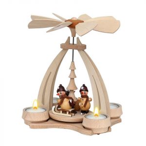 SIGRO Weihnachtspyramide »Tischpyramide Schneemänner«