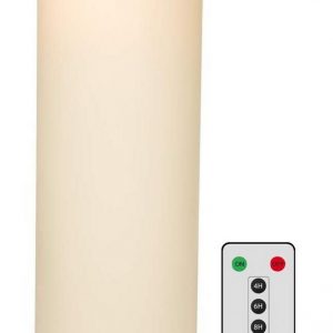 SOMPEX LED-Kerze »Flame LED Kerze elfenbein 23cm mit Fernbedienung« (Set, 2-tlg., 1 Kerze, Höhe 23cm, Durchmesser 8cm, 1 Fernbedienung),…