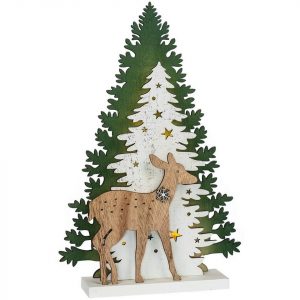 STAR TRADING Schwibbogen »Star Trading Weihnachtsleuchter Waldweihnacht 12 warmweiße LEDs«