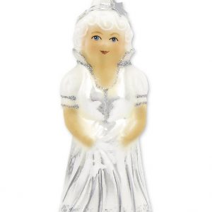 Thüringer Glasdesign Christbaumschmuck »Eisprinzessin 11cm – Glasfigur Glasschmuck Weihnachtsbaum Hängedeko« (1-tlg), handdekoriert