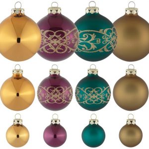 Thüringer Glasdesign Weihnachtsbaumkugel »Christmas Chic« (30 St)