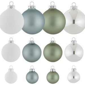 Thüringer Glasdesign Weihnachtsbaumkugel »Christmas Hygge« (40 St)