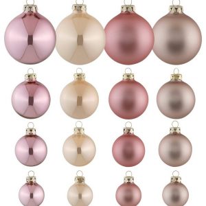 Thüringer Glasdesign Weihnachtsbaumkugel »Deluxe« (40 St)