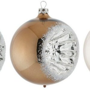 Thüringer Glasdesign Weihnachtsbaumkugel »Nature« (3 St), Reflexkugeln