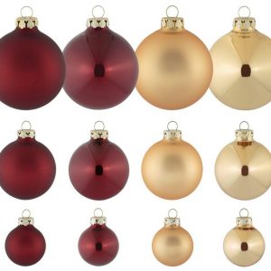 Thüringer Glasdesign Weihnachtsbaumkugel »Opulent« (40 St)