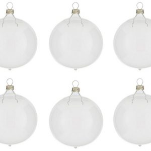 Thüringer Glasdesign Weihnachtsbaumkugel »Transparent« (6 St)