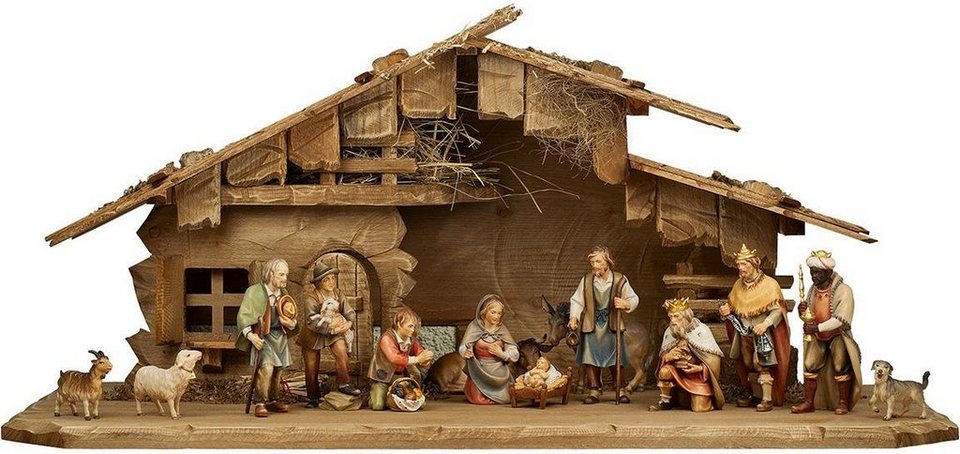 ULPE WOODART Krippenfigur »Ochs & Esel« (Set, 2 St), Handarbeit, hochwertige Holzschnitzkunst – Bild 2