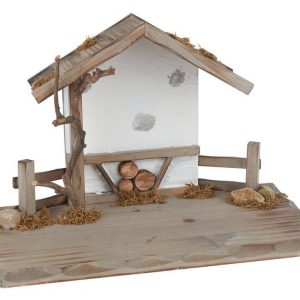 VBS Krippe »VBS Krippe ‚Nazareth‘, Holz, ca. 36 x 19 x 22 cm«, Holz 36 x 19 x 22 cm