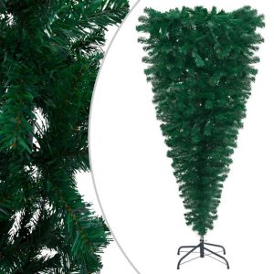 vidaXL Künstlicher Weihnachtsbaum »Künstlicher Weihnachtsbaum mit Ständer Umgekehrt Grün 120 cm«