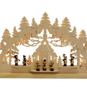 Volkskunstwerkstatt Romy Thiel Schwibbogen »Schwibbogen Seiffener Kirche, 63 cm von Romy Thiel«