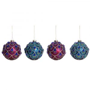 Hänger-Set, 4-tlg., Kugel