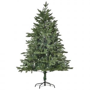 HOMCOM Künstlicher Weihnachtsbaum 75 cm x 75 cm x 150 cm