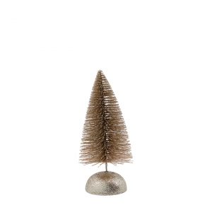 House Doctor – Frost Weihnachtsbaum, 17 cm, champagner