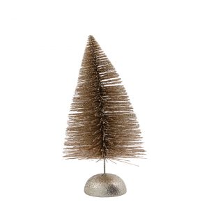House Doctor – Frost Weihnachtsbaum, 22 cm, champagner