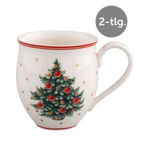 Kaffeebecher 0,34 l 2er-Set Toy’s Delight Tannenbaum