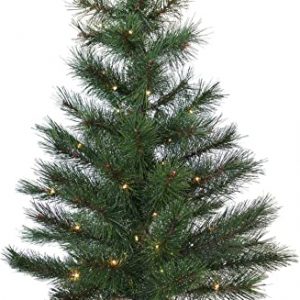 Künstlicher Weihnachten Baum – Christbaum künstlich klein – Künstlicher Weihnachtsbaum 60 cm – Weihnachtsbaum Kunststoff – Naturgetreu – Mit…