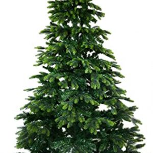 Künstlicher Weihnachten Baum – Weihnachtsbaum Kunststoff – Tannenbaum 180 – Künstlicher Baum – Naturgetreu – Mit Metallständer – 180 cm