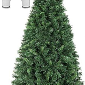 SALCAR Weihnachtsbaum Künstlich 180 cm, Künstlicher Tannenbaum mit Handschuhen und Metallständer, Weihnachtsbäume als Weihnachtsdeko Innen