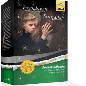 Effol Adventskalender Adventskalender echte Pferde 2023, Advent Kalender Pferd & Reiter (24-tlg), Pferde Produkte Calender, Pferdepflege, Weihnachtskalender
